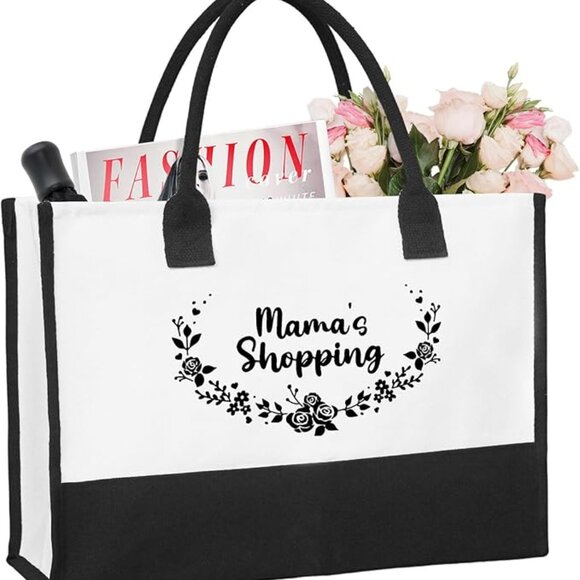 Canvas Tote Bag Canvas Beach Bag - Picture 3 of 3